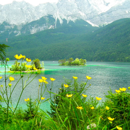 Um den Eibsee mit Zugspitz-Panorama