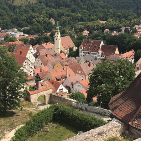 Kinderausflug - kleine Ritter auf Burg Pappenheim im Altmühltal